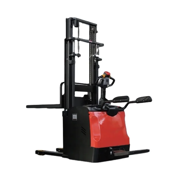 1.6 T High Racking Lift Stacker Pallet Forklift Truck Battery Electric Stacker