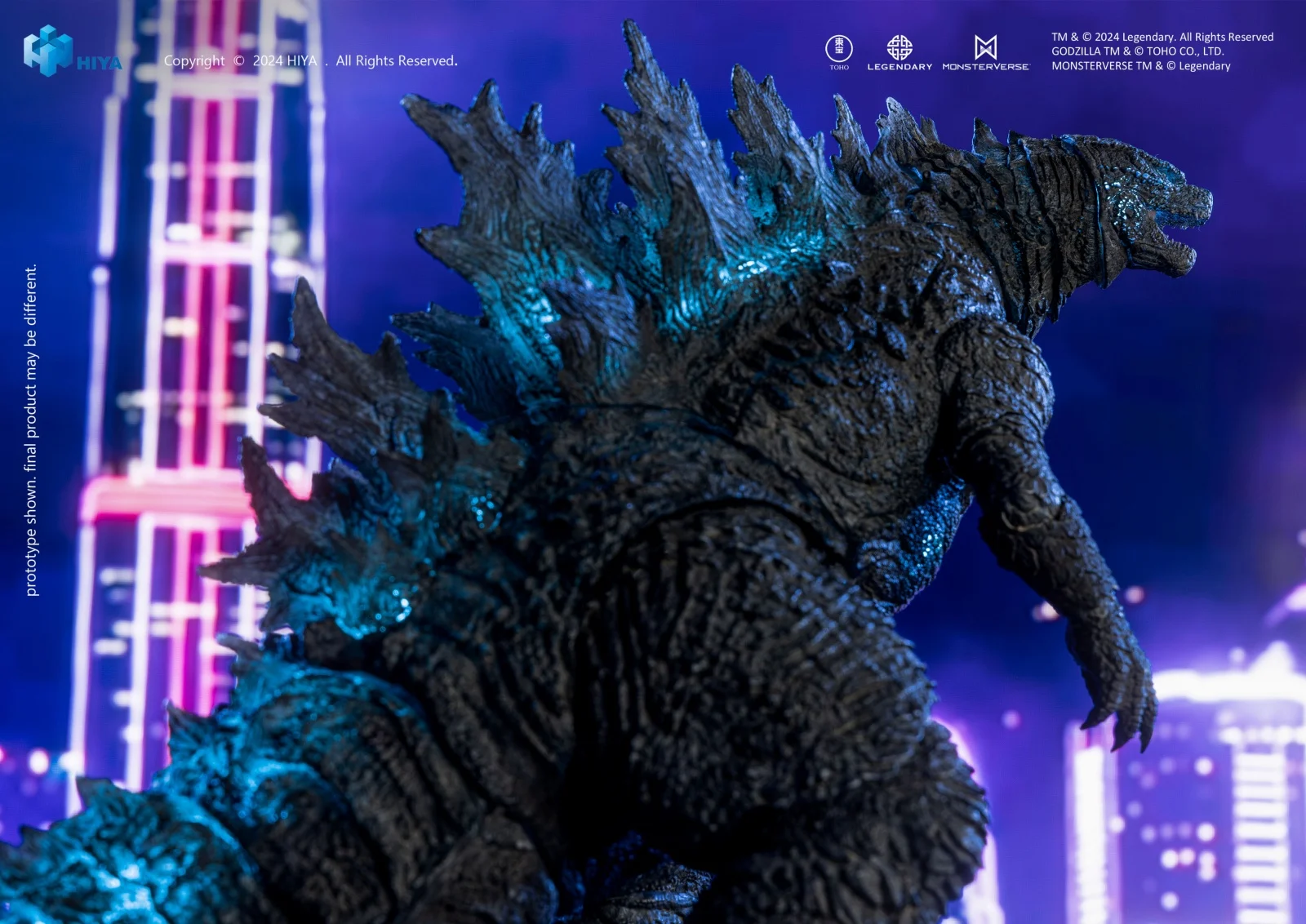 

HiPlay HIYA EXQUISITE BASIC+ Godzilla vs. Kong 2021: Thermal Ray Godzilla Light-Up Version Action Figures