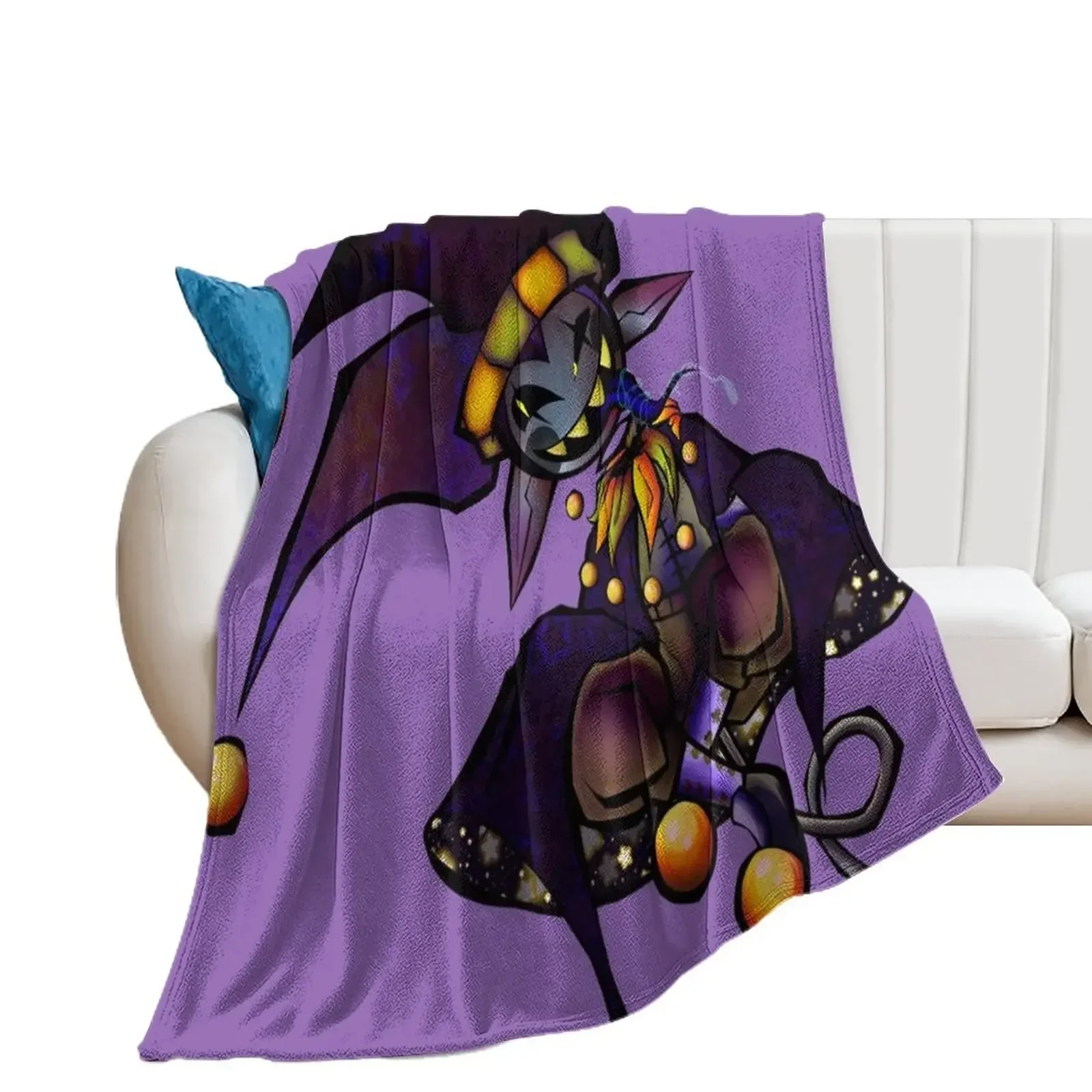 Jevil Throw Blanket Cute Fashion Sofas anime Luxury Designer Blankets