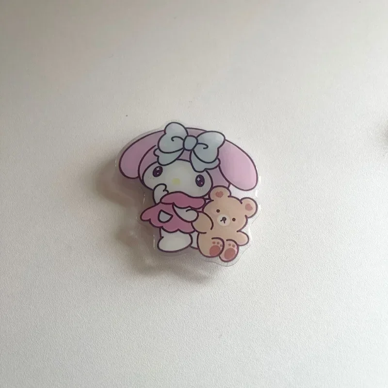 سانريو مرحبا كيتي حامل هاتف البنصر حامل قابل للطي حامل جوّال بلاستيكي حامل المقبس قابلة للتمديد قبضة الاصبع للهاتف المحمول #4