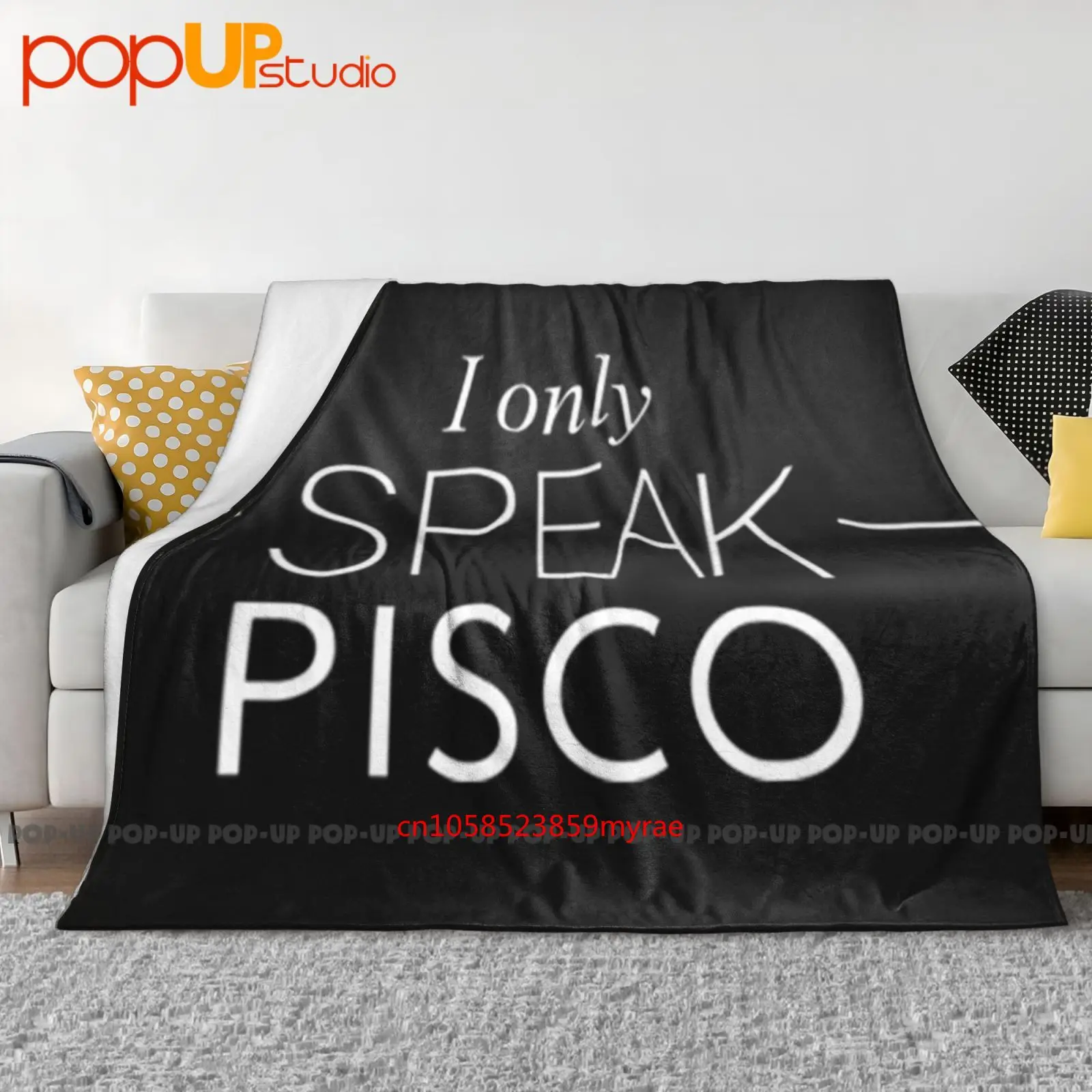 Eu só fala Pisco Cobertor ultramacio colcha capa de sofá de inverno capas de cama