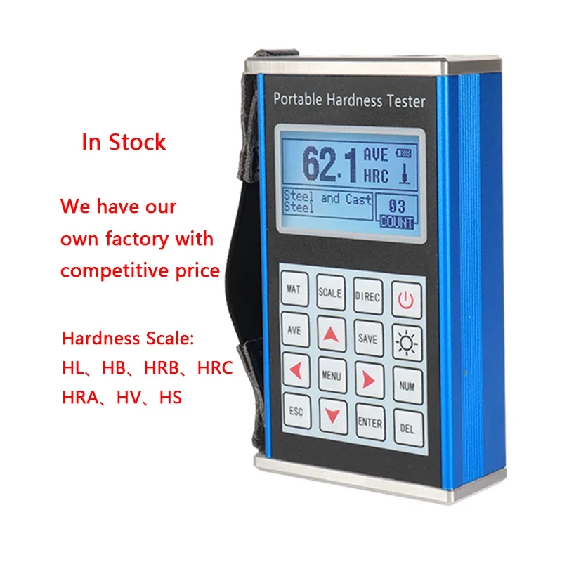 

JITAI7101 Portable Digital Metal HL HRA HRB HRC HB HS HV Brinell Hardness Tester Machine