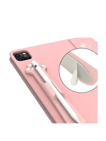 Pencil Holder Silicone Tablet Stylus Pen Slot for Apple Pencil 1 Or 2 Generation and Samsung Huawei xiaomi Cat's paw Pen Holder