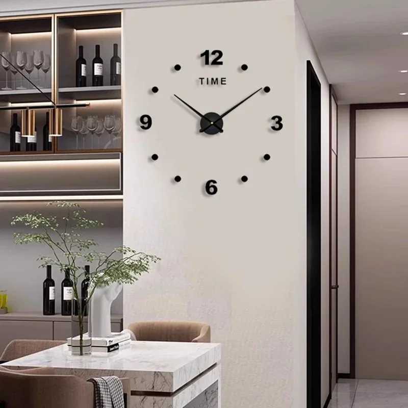 Design Luxury Wall Clocks Digital Living Room Art Mural Large Restaurant Wall Watch Silent Restaurant Reloj Pared Home Design