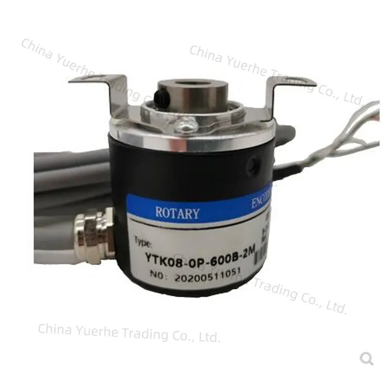 38mm Industrial incremental photoelectric encoder 100/200/360/400/600/1000/1024/2000/2500 pulse hollow shaft rotary encoder