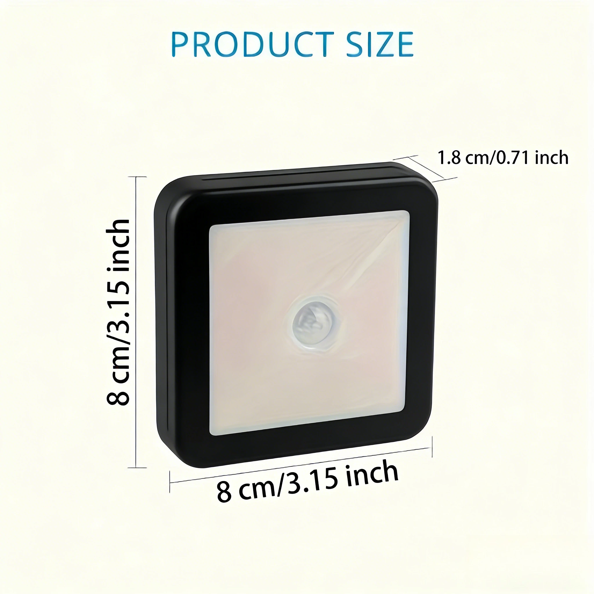 Intelligent Infrared Human Motion Sensing Nightlight Cupboard Bedroom Corridor Light Up At Night Easy to Install LED Night Light