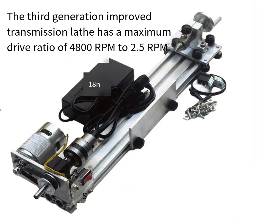 Multifunctional miniature lathe grinding and polishing bead turning round bead Buddha bead machine mini 997 motor 80W