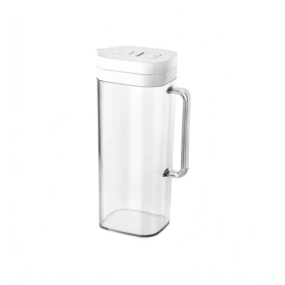Plastic Cold Water Pitcher With Filter Fridge Door Storage Jug Airtight Flip Lid Beverage Kettle For Fruit Tea