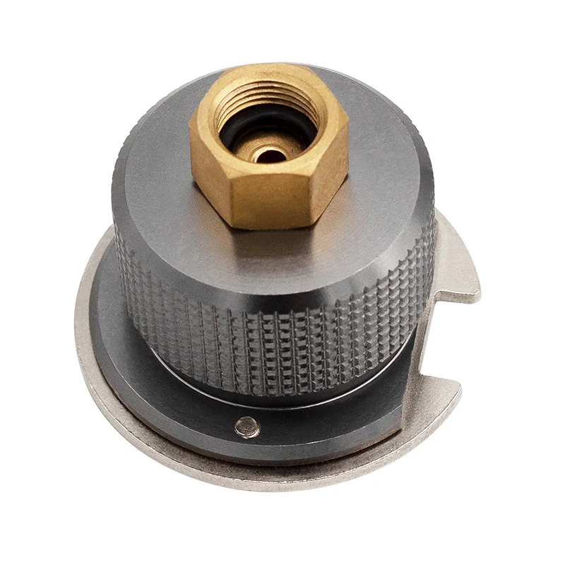 Outdoor Camping Magnet Split Type Furnace Converter Connector Adapter Gas burner Adapter for Camping Cooking Picnic Equipment