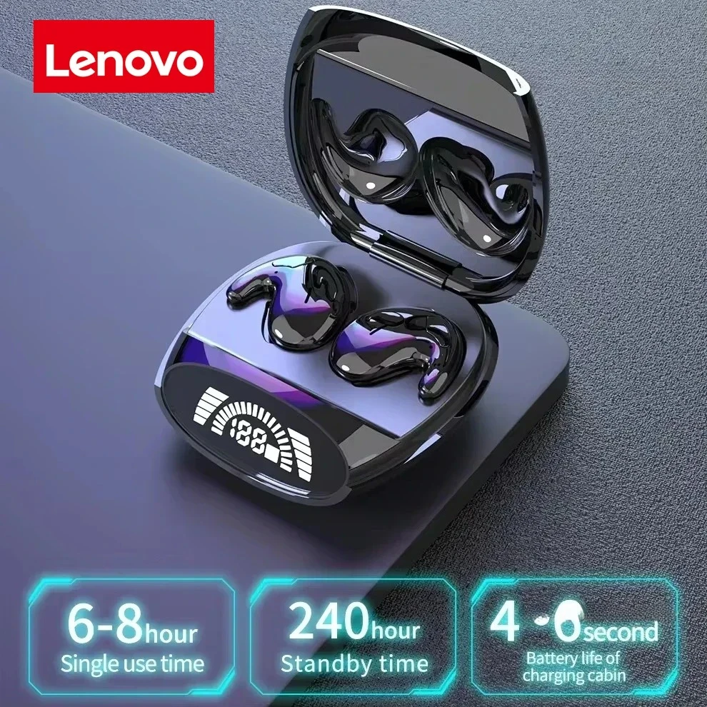 سماعات لينوفو ميني بون توصيل بلوتوث للألعاب، سماعات هاي فاي لاسلكية للنوم، سماعات أذن رياضية غير مرئية مقاومة للماء #3