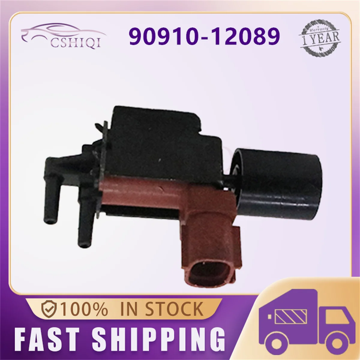 

90910-12089 9091012089 Электромагнитный вакуумный клапан для Toyota Land Cruiser 90 J9 3,0 дизельный 120 кВт 90910 12089 автоаксессуары