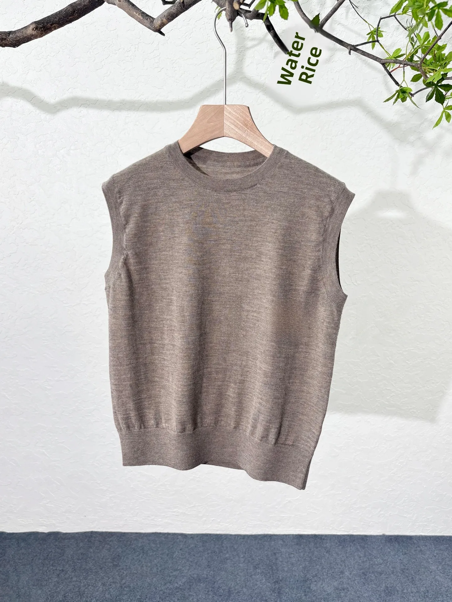 

100% Чистый Кашемировый Вязаный Жилет Женский, Из Тонкой Пряжи, 68 Ярдов, 3-слойный, Теплый, Подходит для Всех Сезонов