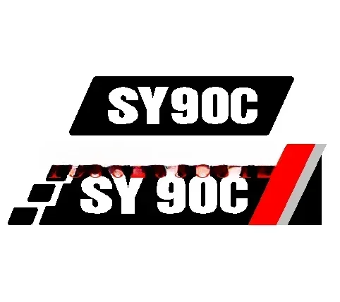 Excavator SY65 75 95 155 215 225 245 305 365C/H-10 Side Door Model Sticker