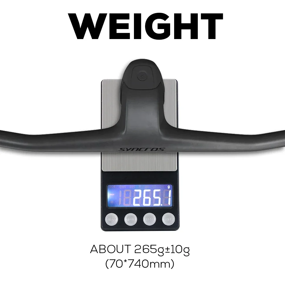 

SYNCROS FRASER IC SL WC For Sparks Frame 740MM -40° Full Carbon Fibre Integrated Cockpit MTB Handlebar Titanium screws