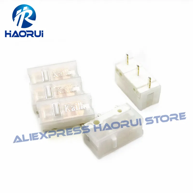 Kailh White Blade Micro Switch, 100 millions de clics, souris de jeu d'ordinateur, bouton de réparation gauche et droite, 10 pièces-1 pièces, nouveau produit