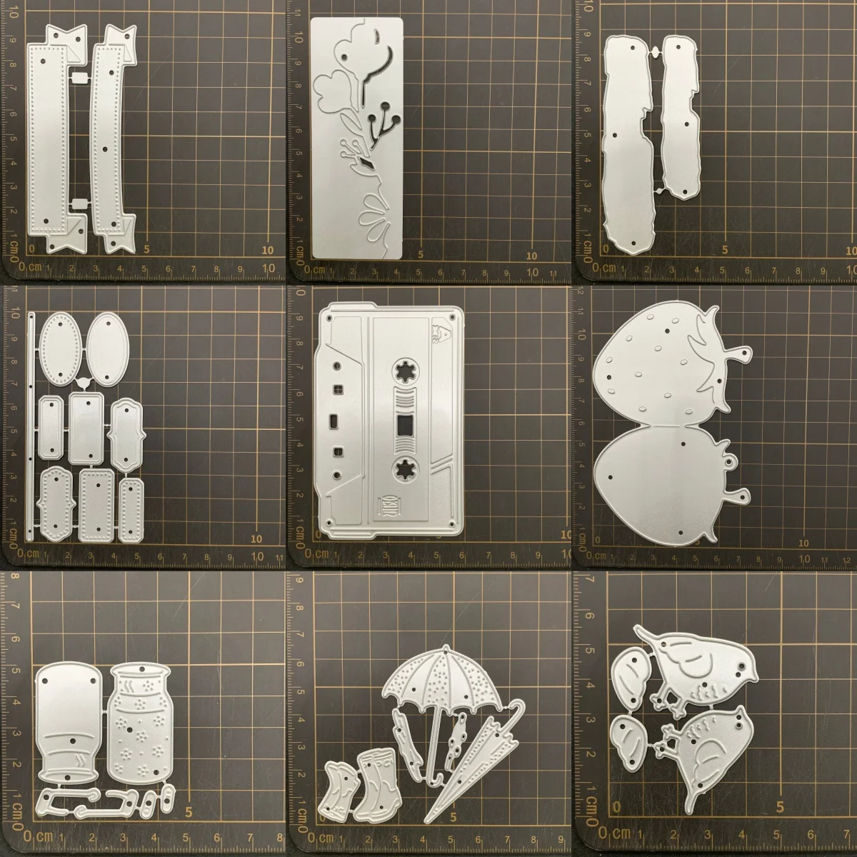 9 kinds Radio Frame Metal Cutting Dies Stencils For DIY Scrapbooking Decorative Embossing Handcraft Die CutsTemplate