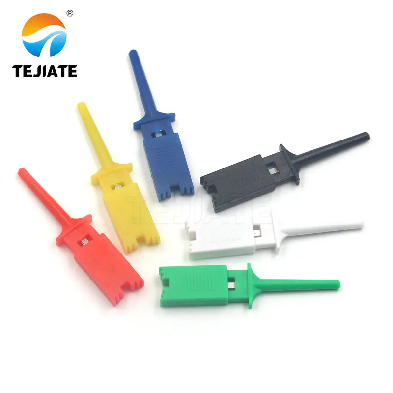 2ps Test Hooks Clips for Logic Analyzers Logic Test Clip Red Black Yellow Green Blue White Flattening Test Flat Hook Connection