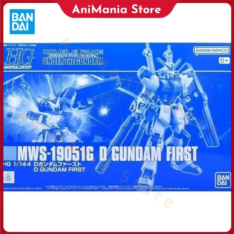 

In Stock Bandai HG 1/144 Model Kit Original box MWS-19051G D GUNDAM FIRST Aninm full Action Assembly Figure Model Toy Gifts MVC