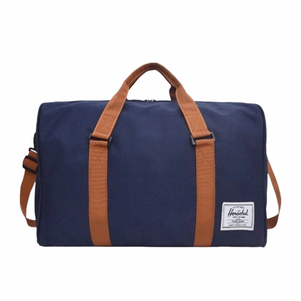 

Portable Travel Duffel Bag Crossbody Waterproof Women's Fitness Handbag Wear-resistant Shoes Compartment Gym Shoulder Bag