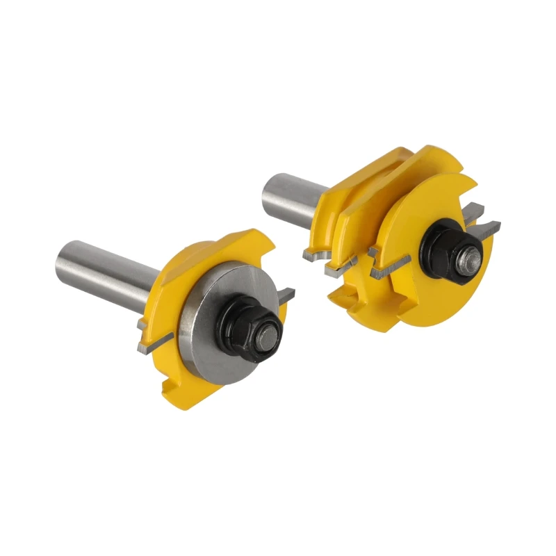 YUSUN قابل للاسترداد حبة باب زجاجي بت مجموعة قاطع خشب سبيكة كربيد راوتر بت النجارة قاطعة المطحنة لمطحنة الوجه الخشبي