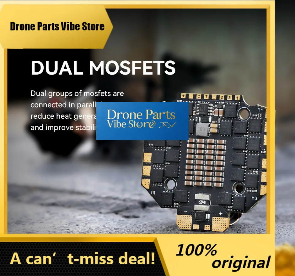 

DronePT-MOTOR C80A 4IN1 4S 5S 6S 8S 30.5*30.5mm BLHELI32 Flight Controller And Esc For Fpv Dr-one