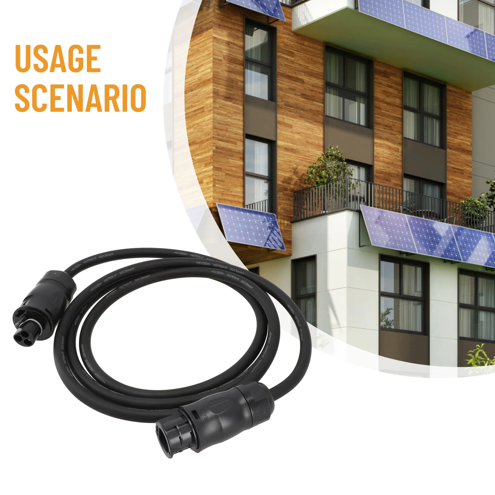 Soquete fêmea BC01 para cabo de conexão do adaptador de extensão H07RN F Fio de borracha adequado para várias aplicações solares