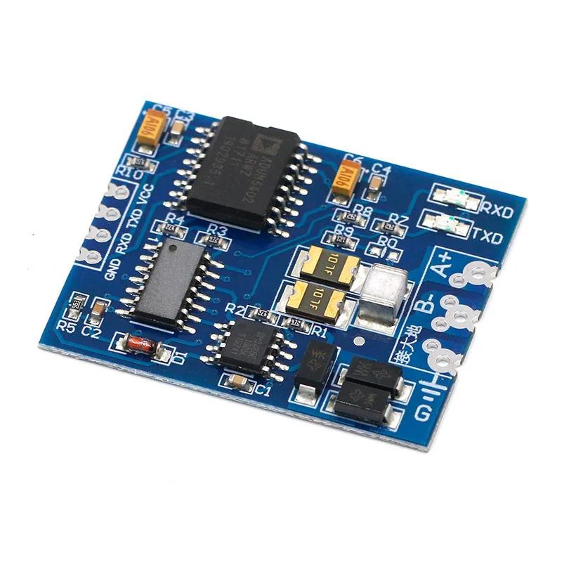 Moduł 5V TTL do RS485 485 do TTL z izolowanym portem szeregowym MCU UART izolowane kwadratowe moduły klasy przemysłowej