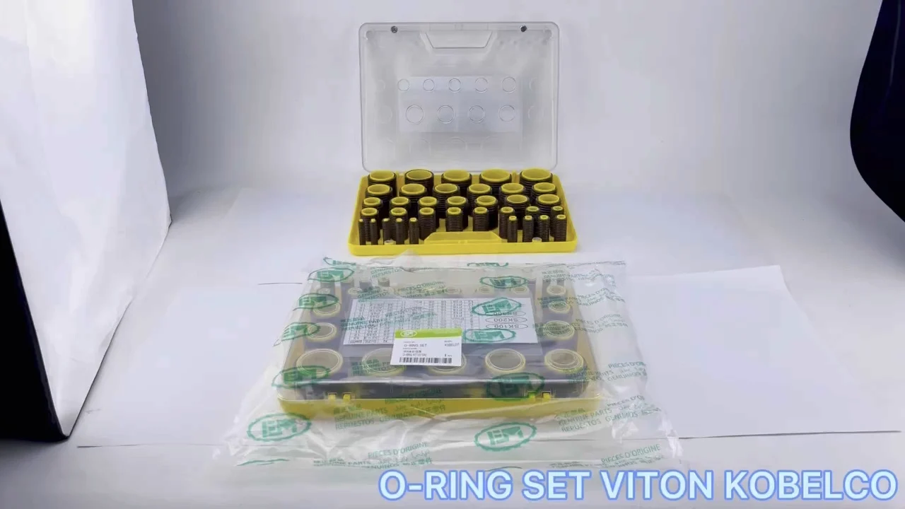 Excavators Chinese Rubber O RING SET VITONS KOBELCO Machinery Engines Assembly Construction Machinery Parts O RING KIT VITONS EM