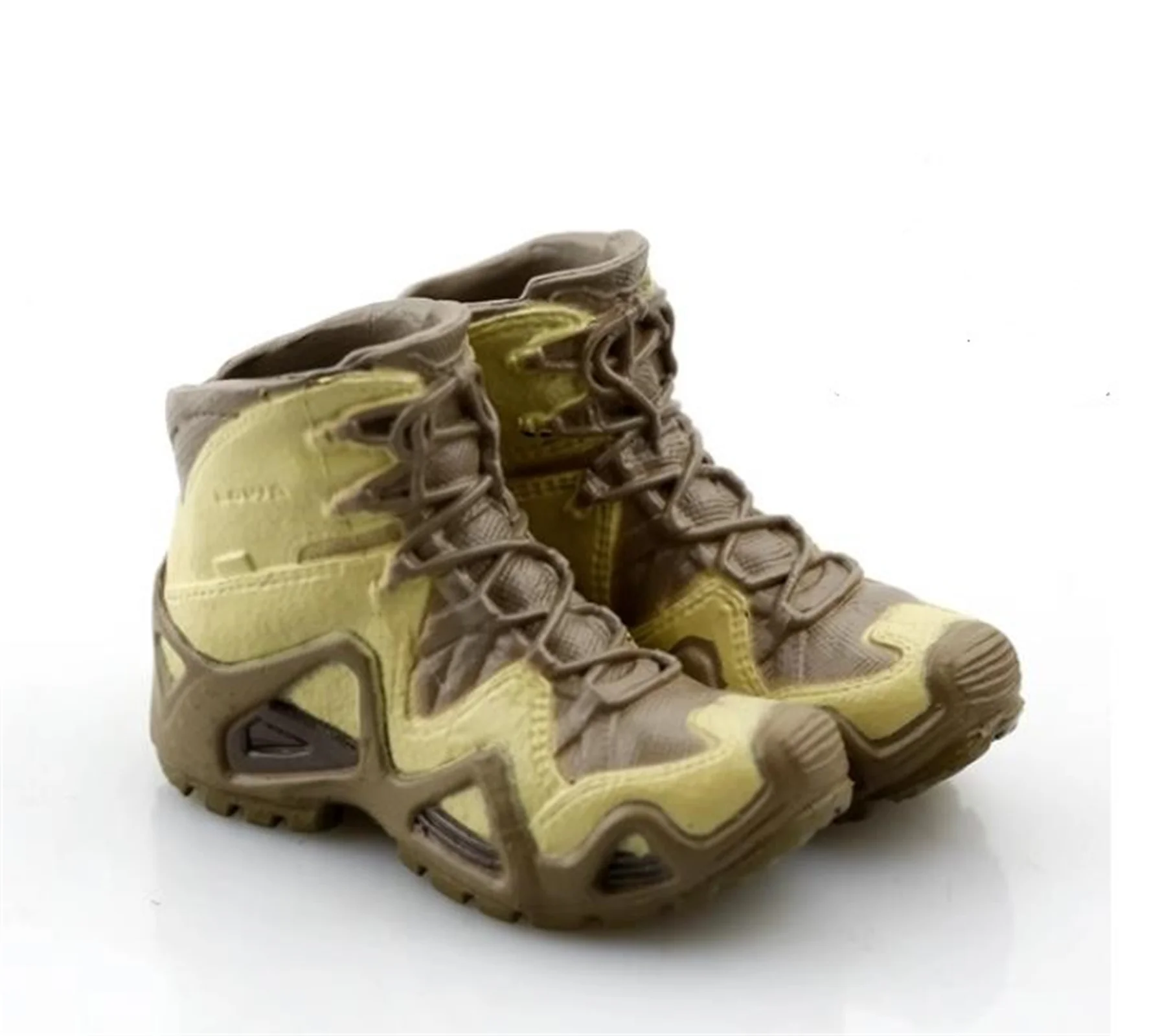 1/6 الأحذية القتالية العسكرية الحديثة نموذج الأحذية الصحراء الرمال اللون نموذج اللعب الجندي نموذج صالح 12 "عمل الشكل جمع #3