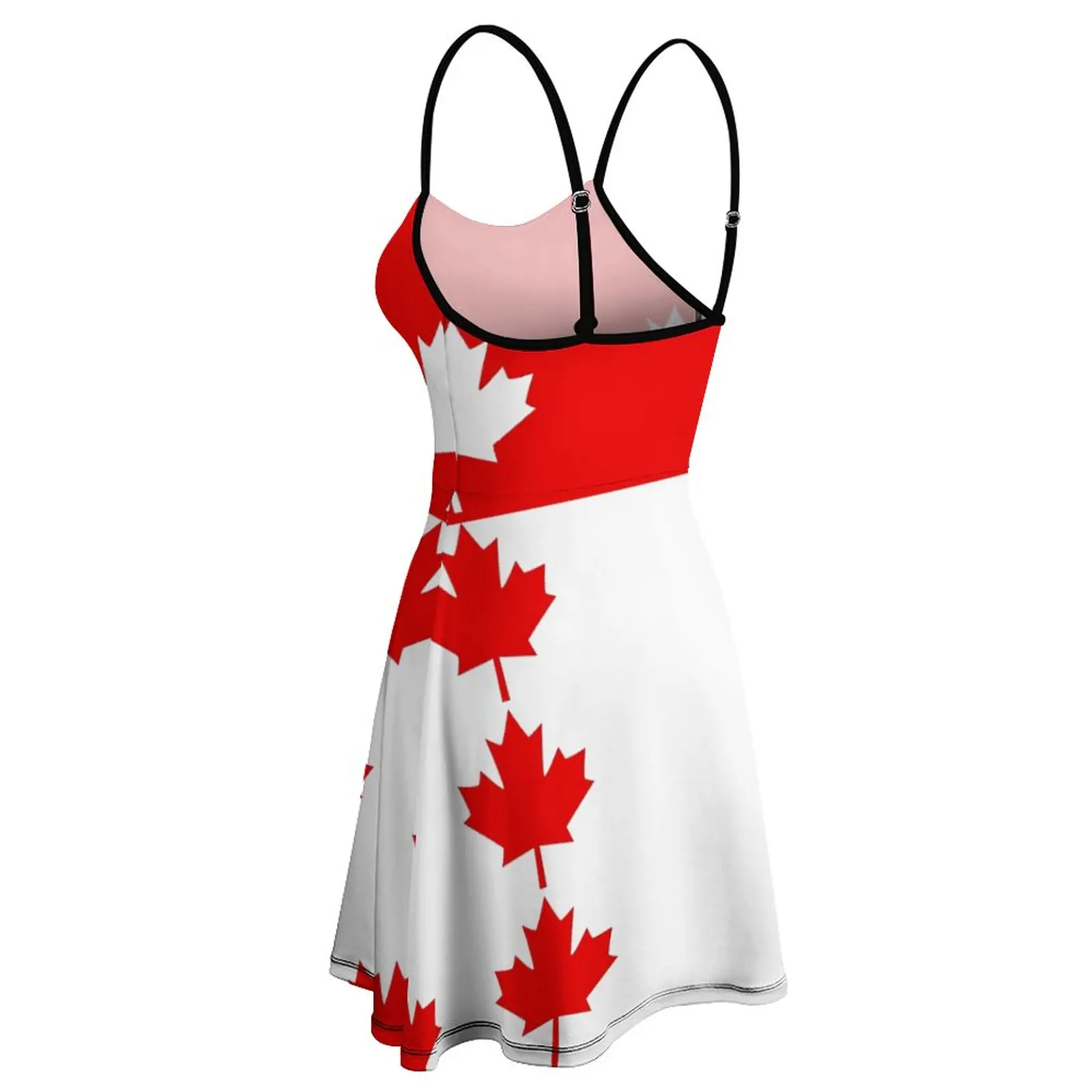 Robe à bretelles d'inspiration canadienne pour femmes, robe sexy, robe à bretelles Nerd Cldécentry, nouveauté