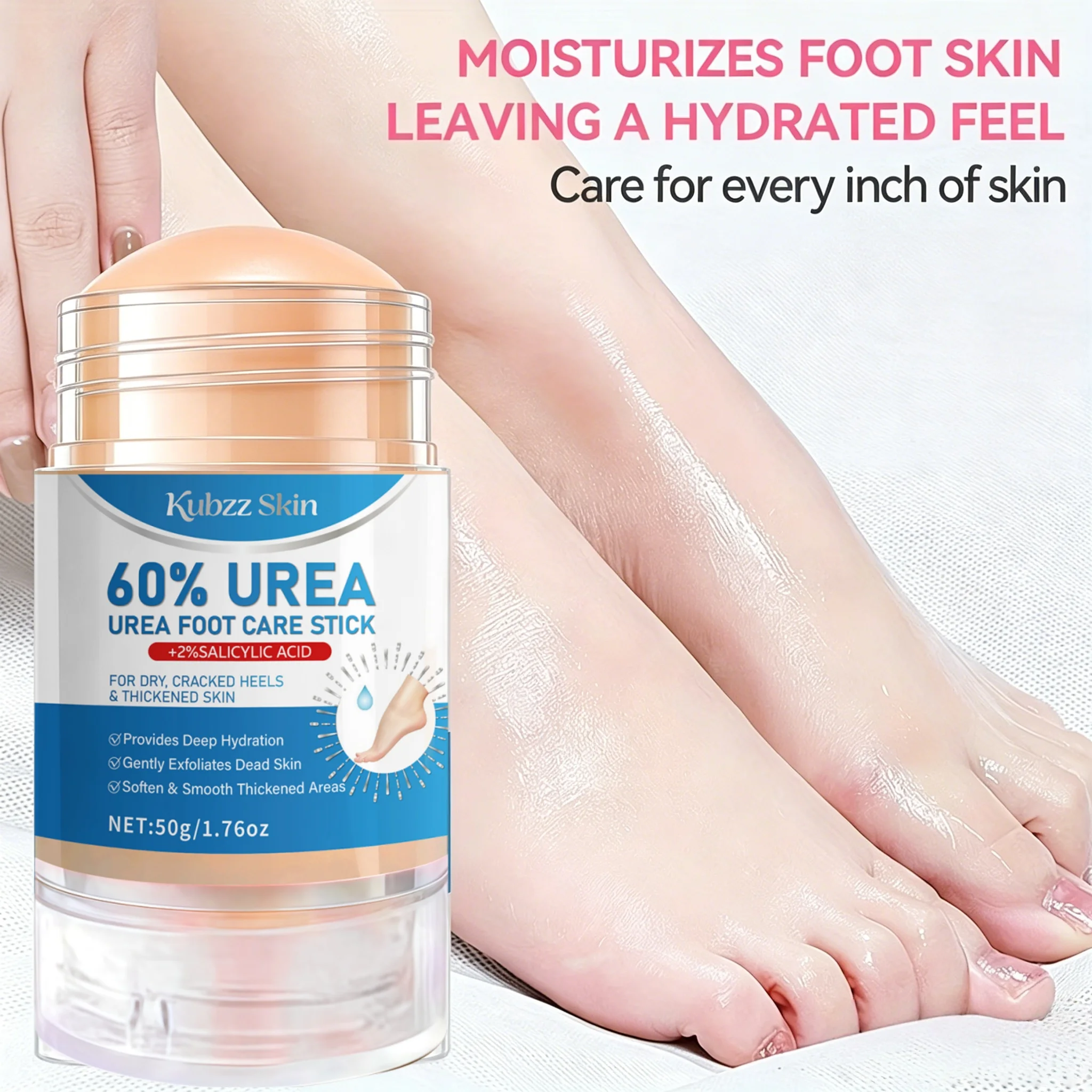 1pc Anti-Crack Urea Cream, Lip Balm-Style Foot Cream for Dry Cracked Skin. Stick Design for Portability and Easy Application view 2
