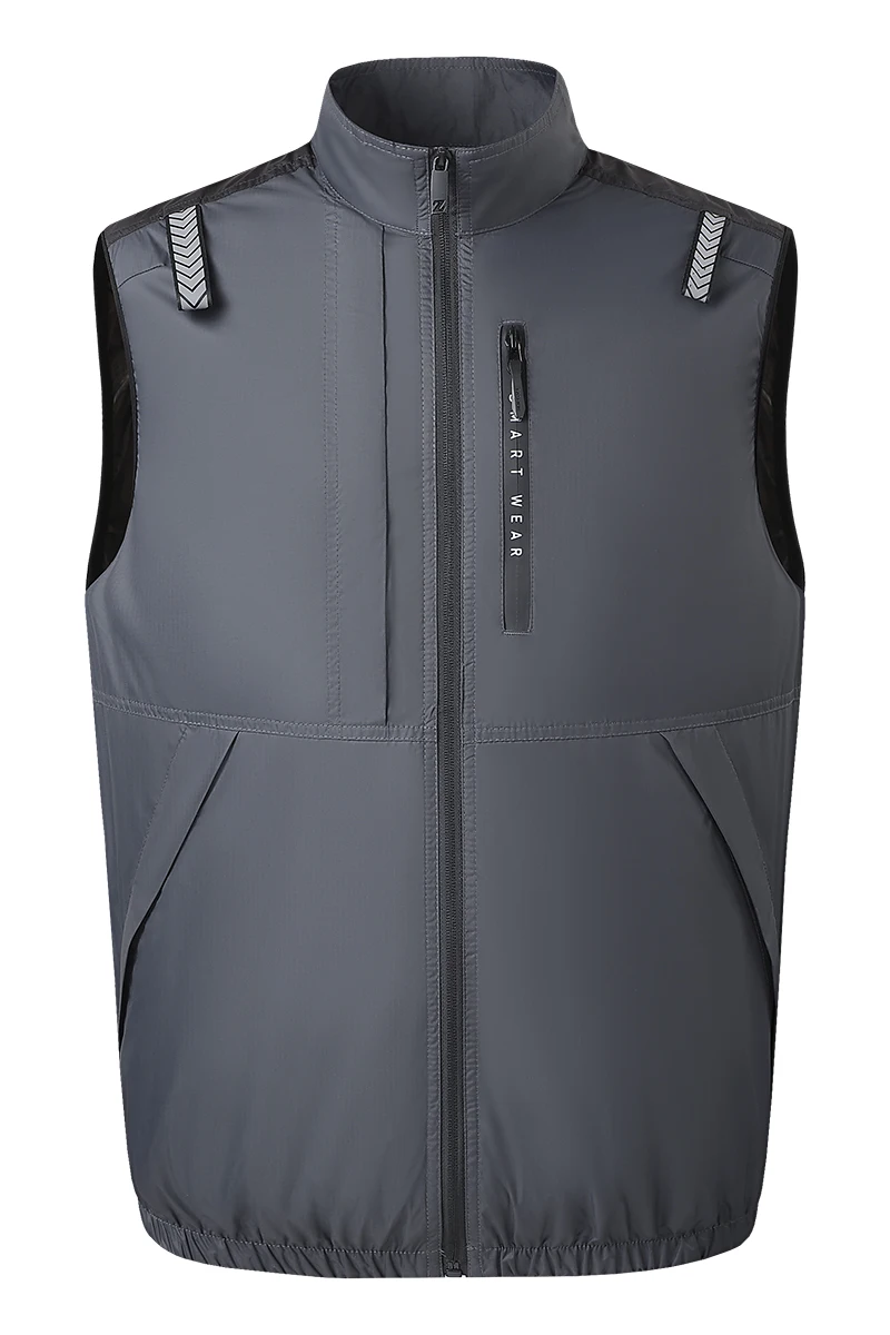 Summer Air-Conditioning Workwear with Fan Cooling, Outdoor Temperature-Reducing Breathable Vest (Excluding Power Bank)