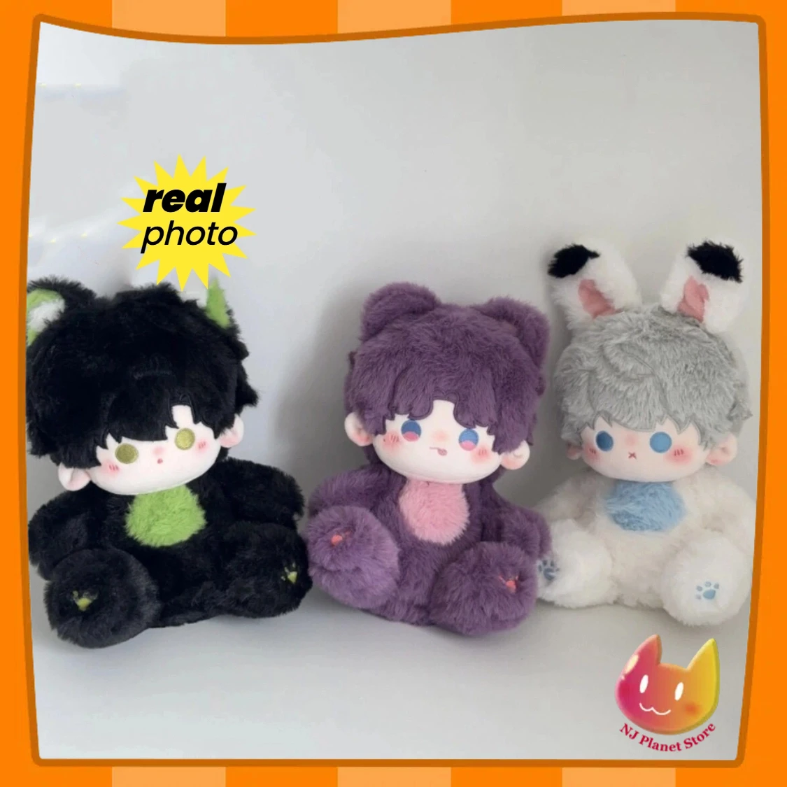

20CM Beast Body Anime Love and Deepspace Zayne Rafayel Xavier Sylus Caleb with Skeleton Figure Plushie Ornaments Pillow Cosplay