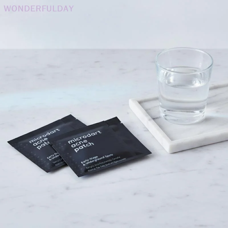 Microneedle Acne Patches 0.3mm Salicylic Acid Fast Heal Pimples Discreet Design for Outdoor Daily Skincare Use