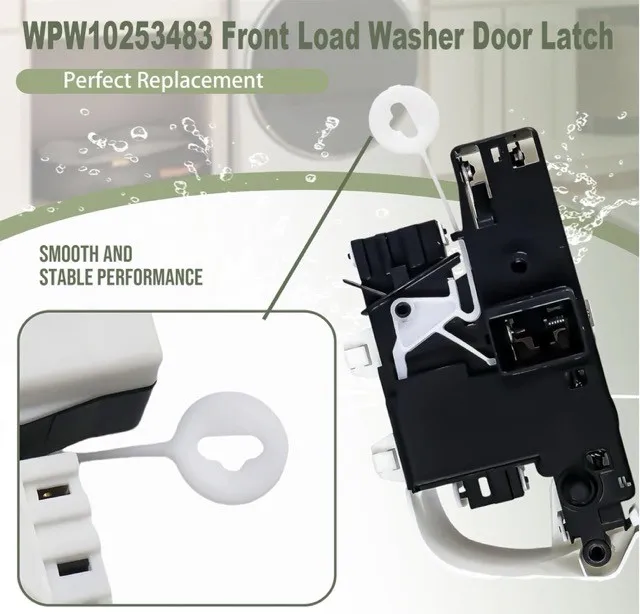 WPW10253483 OEM مفتاح قفل الباب يناسب دوامة W10253483 8540772 8540 #3