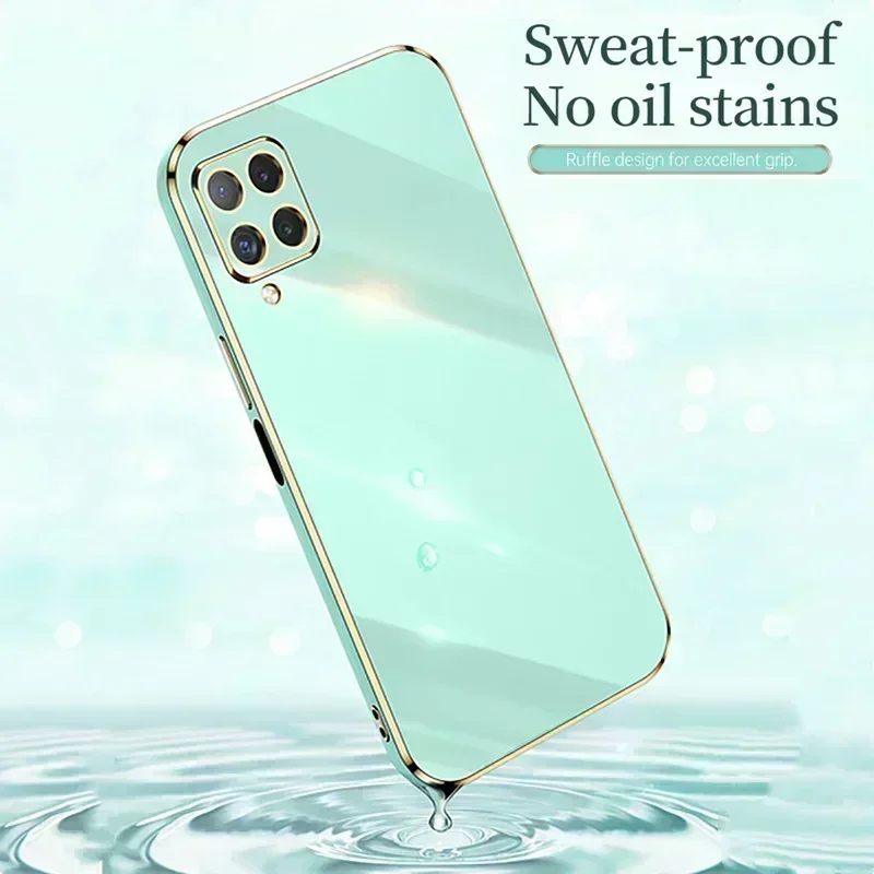 Luxury SquareชุบซิลิโคนสําหรับHuawei P40 Lite P30 P20 Pro Mate 20 30 40 Nova 7 6 SE 8 Pro 5i 3i Slimกันกระแทก