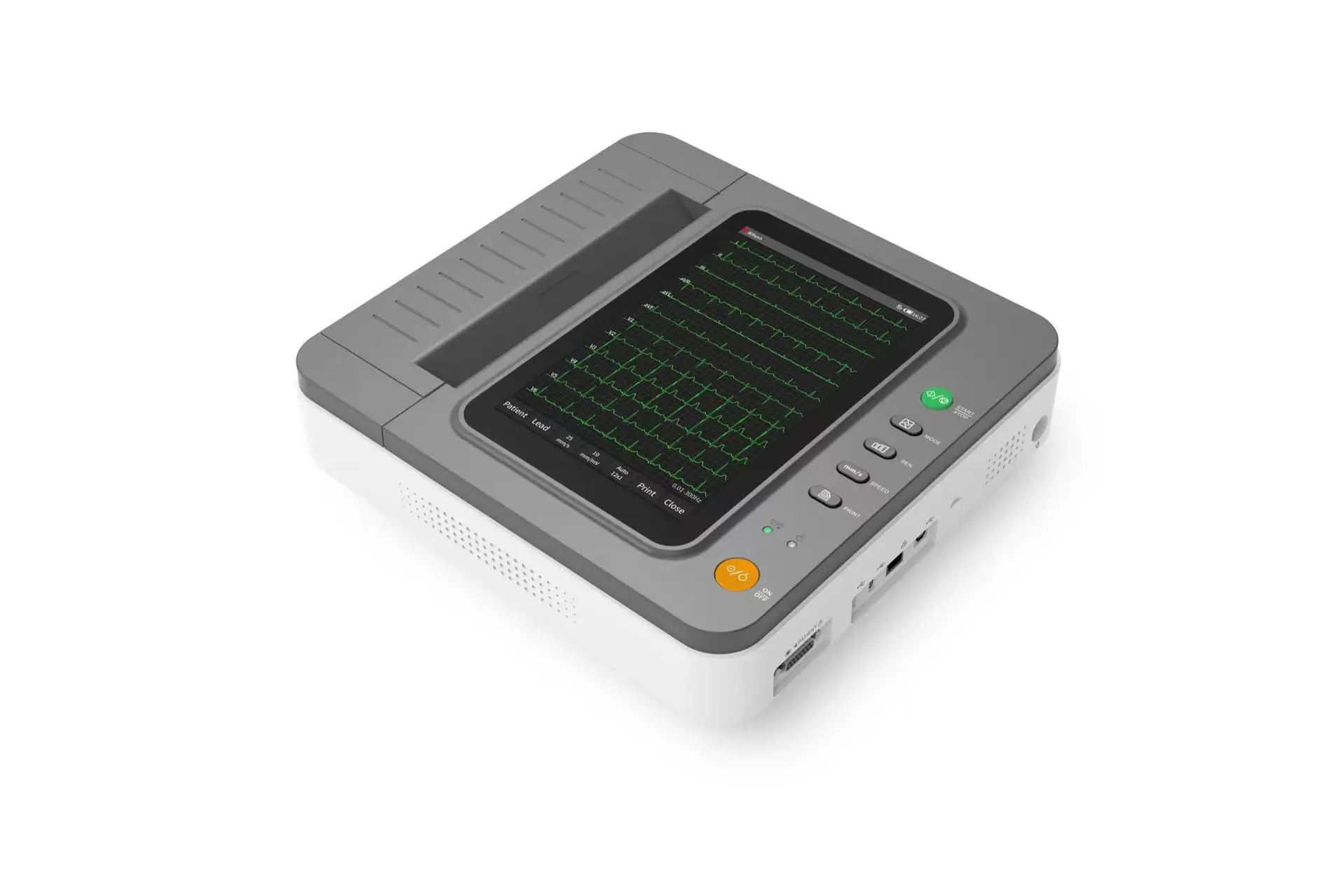 CONTEC Digital 12 Channel/Lead EKG+PC Sync software WiFi Color HD Display Touch Screen E12 Electrocardiograph ECG Machine
