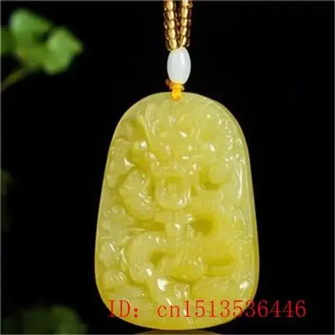 الطبيعية الخضراء اليشم زودياك التنين قلادة سحر أزياء الرجال النساء المجوهرات مصمم حفارة التميمة الفاخرة هدايا عيد تميمة