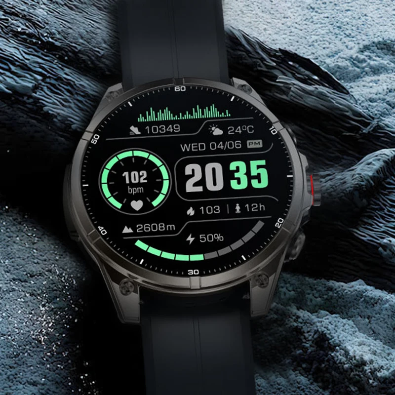 

Новые умные часы премиум-класса, 50 м, водонепроницаемые, встроенный GPS-компас, высотомер, барометр, AMOLED-экран, спортивные умные часы для мужчин FT66