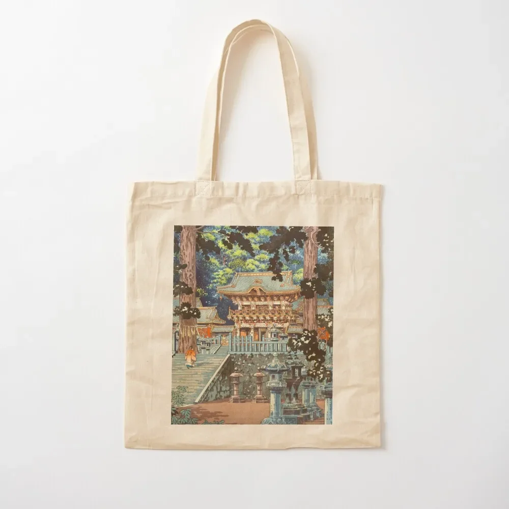 

Tsuchiya Koitsu - Yomei Gate, Nikko Tote Bag custom bags Women's bags Tote Bag