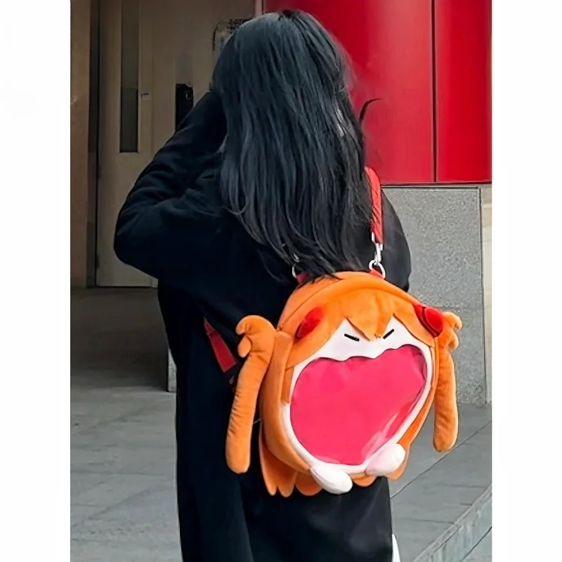 Asuka Langley Soryu Itabag Animation Peripheral Cute Cartoon Backpack Large Capacity Japanese Kawaii Gift for Friends Birthday