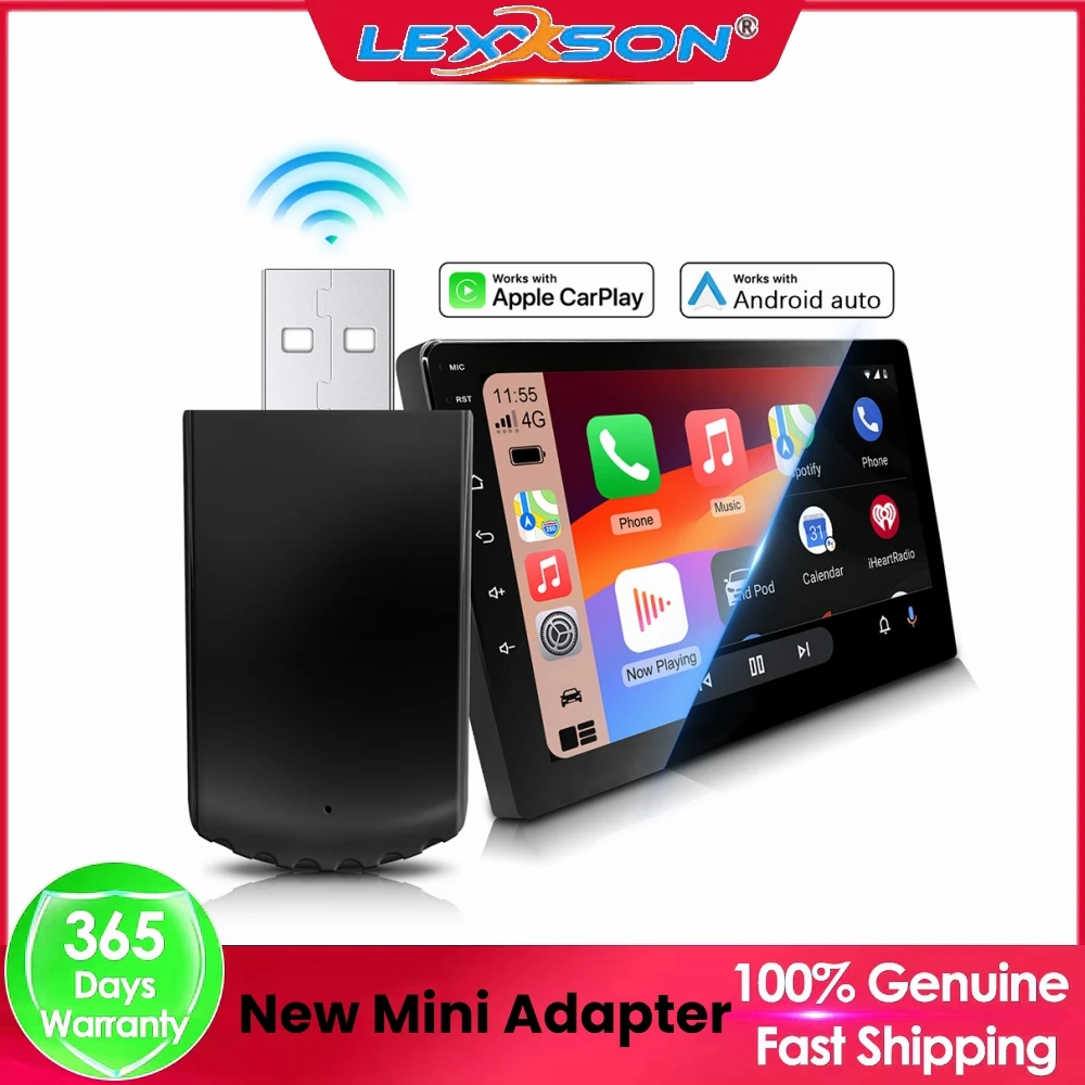 

Новый 2IN1 мини беспроводной адаптер Carplay Android Auto Smart Dongle Plug & Play для Audi Toyota Mazda Nissan Chevrolet Suzuki Subaru