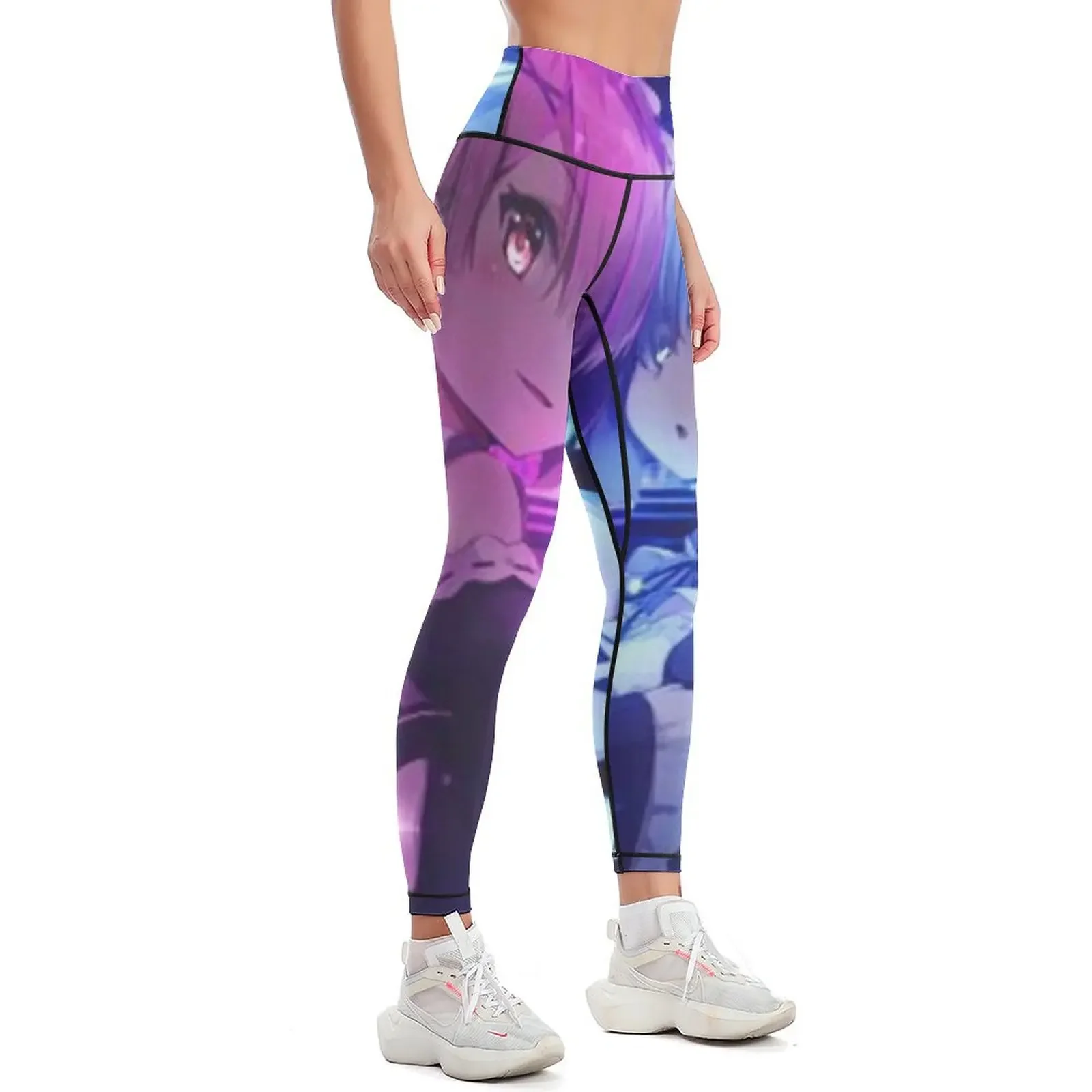 Rem And Ram Leggings sport pants for girls push up legging Training pants Womens Leggings