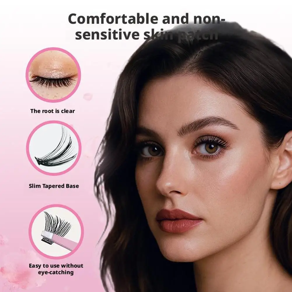 DIY Lash Extension Kit High Capacity Individual Lashes With Lash Extension Tray And Mixed Tweezers O5R2