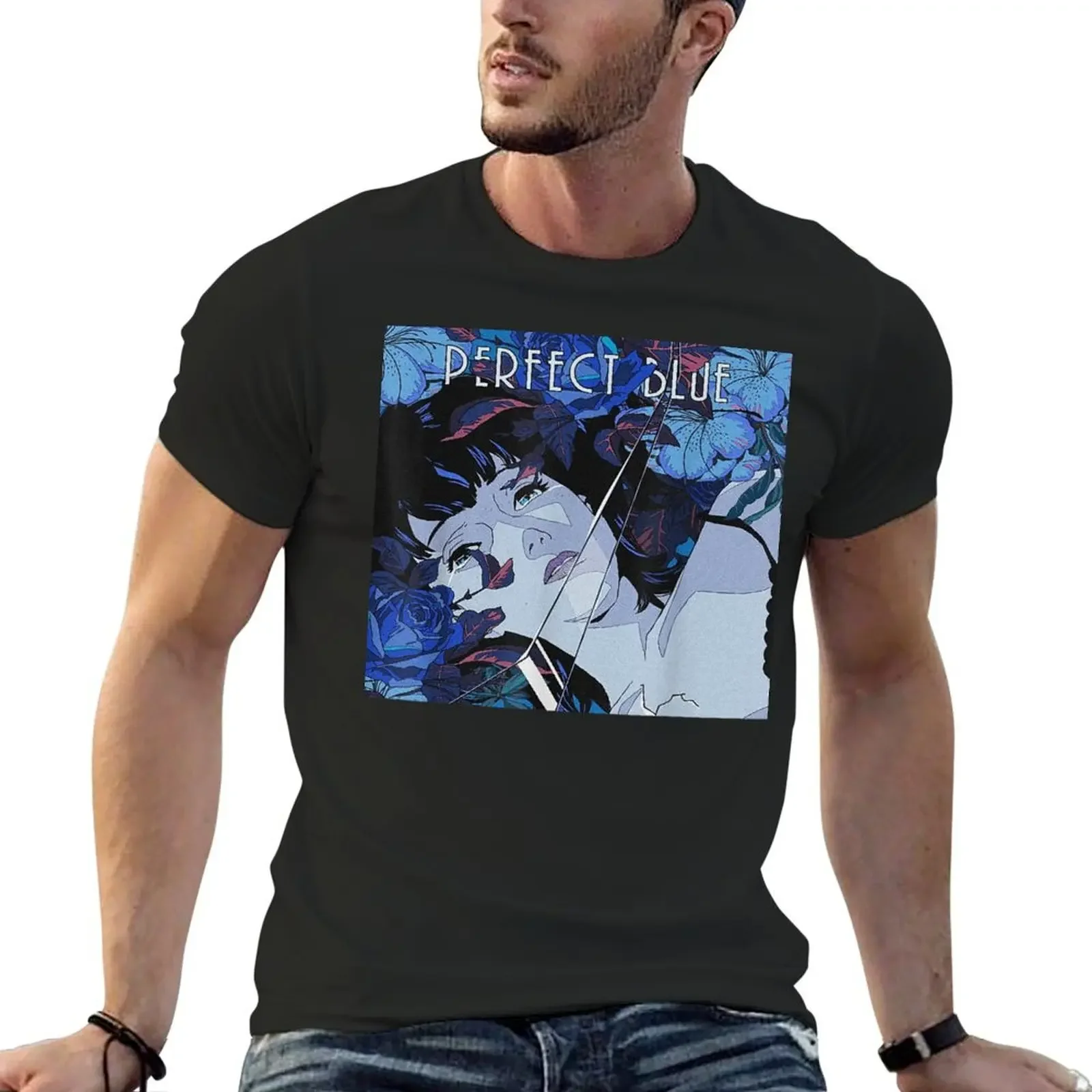 Japanese Anime Girl Perfect Blue T-Shirt anime clothes shirts graphic tees korean fashion oversized t shirt tshirts for men