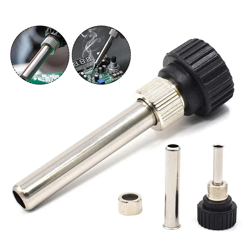 

Universal Soldering Iron Welding Station Handle Accessories Three-piece Set 936 / 203H / 205H High Temperature Resistant Sleeve