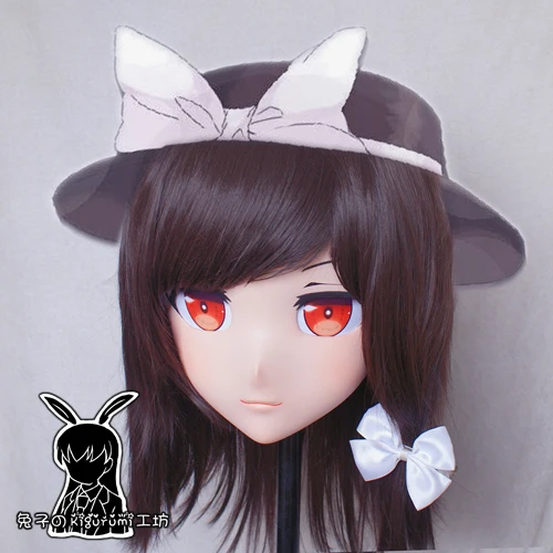 (KM9181)Quality Handmade Female/Girl Resin 3/4 Head Japanese Cartoon Character Cosplay Kigurumi Mask Crossdresser