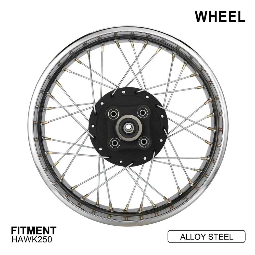 For Hawk 250 Hawk250 Motorcycles Accessories Rear Wheel Hubs Wheels Rim Hub Sets Mini Street Dirt Pit Bike Motocross Alloy Steel