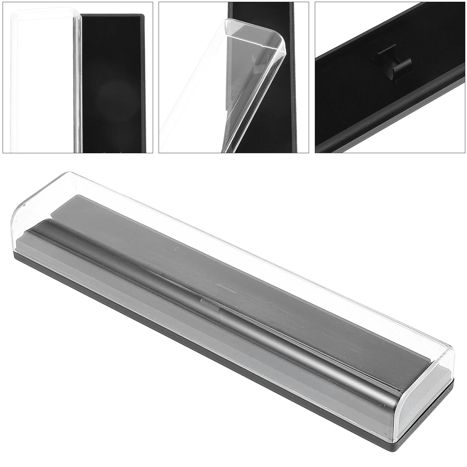 Estuches de bolígrafos transparentes, cajas de bolígrafos transparentes de plástico, contenedores de almacenamiento de lápices para papelería de estudiantes, ofertas escolares, 10 Uds.