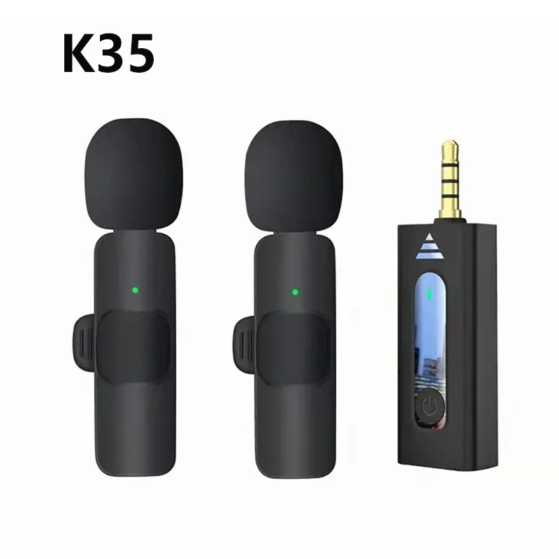 Micro Wireless Lavalier Handheld Microphone Omnidirectional Capacitive Microphone Smartphone Live Recording for Android Apple